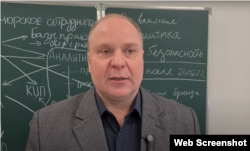 Олександр Ірхін, російський експерт, доктор політичних наук, завідувач кафедри Севастопольського державного університету (СДУ). Скриншот з відео