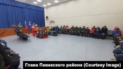 Похороны наемника Михаила Кейвельвына в поселке Рыткучи