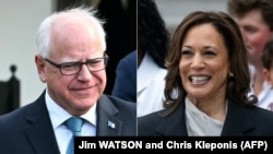 Kamala Harris və Tim Uolz