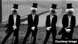 The Residents. Печальный постер рок-группы