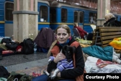 В харьковском метро во время обстрела