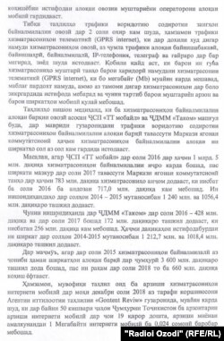 Як бахши посухи муовини аввали раиси Хадамоти зиддиинҳисорӣ ба Иттифоқи истеъмолгарон