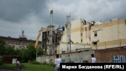 Снос торгового центра "Зимняя вишня" в Кемерове 