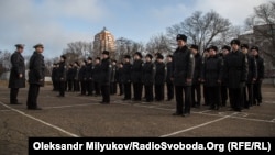 Шикування вихованців Військово-морського ліцею