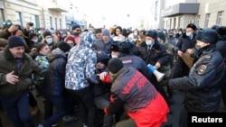 Акция протеста 23 января во Владивостоке.