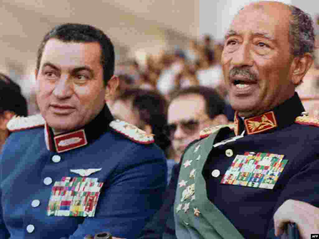 VİTSE-PREZİDENT HÜSNÜ MÜBARƏK VƏ PREZİDENT ƏNVƏR SADAT, 1981