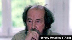 Писатель, лауреат Нобелевской премии Александр Солженицын