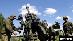 Американская гаубица M777 Howitzer на вооружении ВСУ в Донецкой области, 6 июня 2022