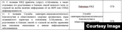 Скриншот «плана мероприятий», разработанного спецслужбами Узбекистана против блогера Абдукодира Муминова.