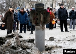 Краматорськ, 10 лютого 2015 року. Внаслідок ракетного обстрілу міста з боку російських гібридних сил тоді загинули 15 людей і 15 були поранені