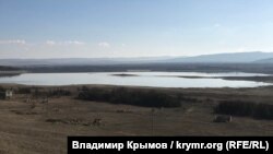 Тайганське водосховище у березні 2020 року