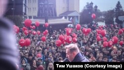 Митинг сторонников Навального в Новосибирске, 22.09.17