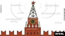 Політична карикатура Євгенії Олійник