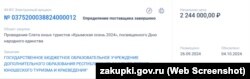 Объявление о закупке услуг по организации Слета юных туристов ко Дню народного единства в Крыму