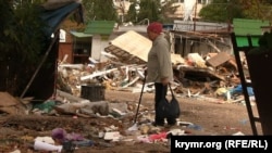 Демонтаж Сталинградского рынка в Севастополе