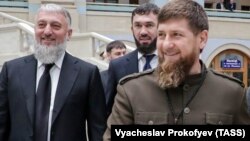 Глава Чечни Рамзан Кадыров, депутат Госдумы Адам Делимханов и спикер парламента республики Магомед Даудов