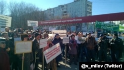 Митинг в ЮЗАО 27 марта