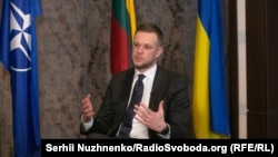 Міністр закордонних справ Литовської Республіки Габріелюс Ландсбергіс