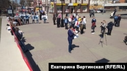 Митинг под лозунгом "Народ и полиция едины" в Иркутске